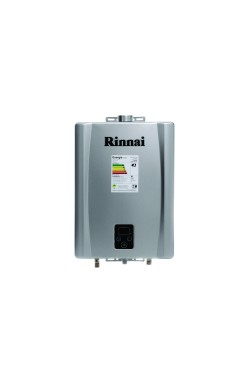 Aquecedor de Agua a Gás Eletrônico, REUE170FEHGGLP, Rinnai, GLP, Prata