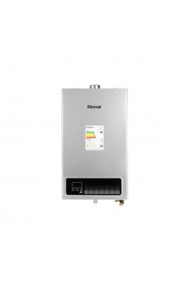 Aquecedor de Agua a Gás Eletrônico E15 Rinnai GLP Prata Bivo