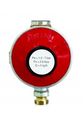 Regulador De Gás 2º Estagio 5 /Hs Ent 1/4 Sd 3/8 Formagas
