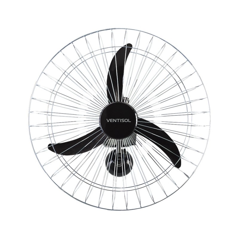 Ventilador Oscilante Parede 60Cm Preto Gr Pr Ch Hh Premium V