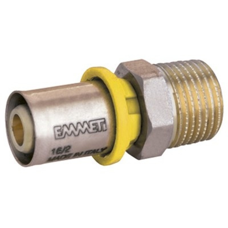 Conector Macho P/Gas 26Mm X 1 Prensar