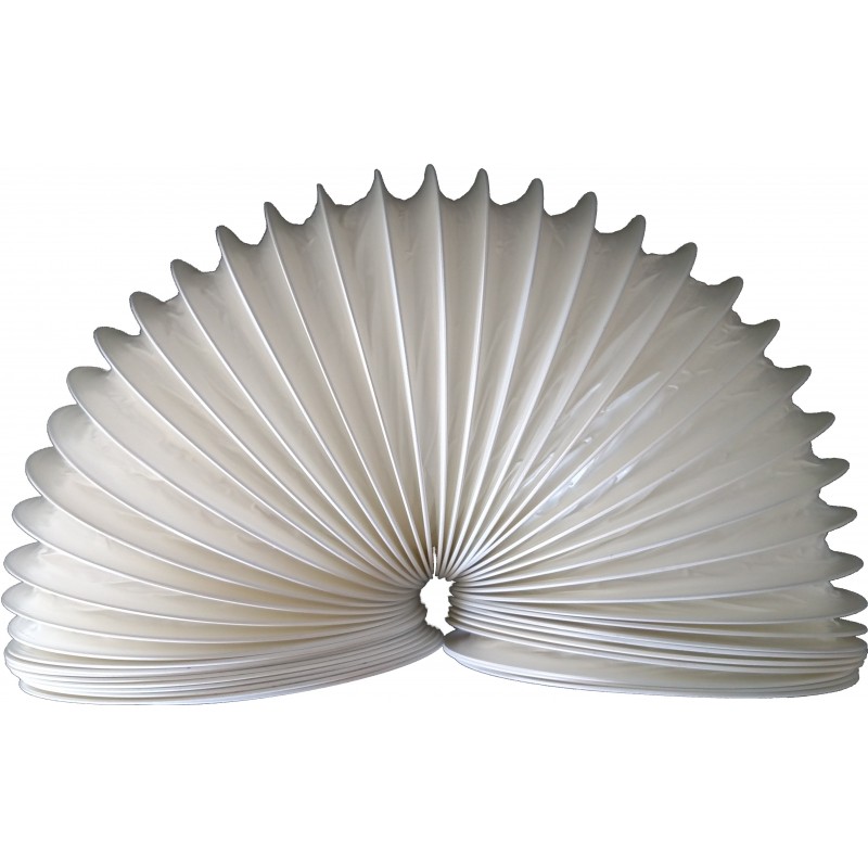 Duto Helicoidal Em Pvc Para Exaustor Axial E Coifa - Barra Com 10,0M X 6"- Ø 150Mm