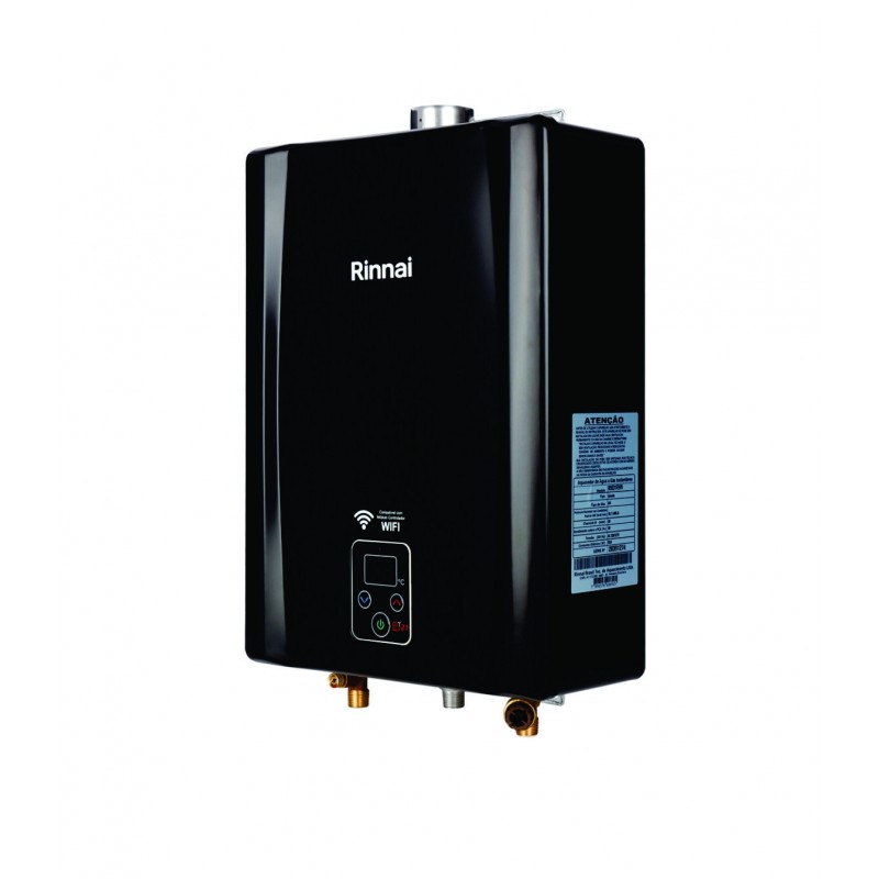 Aquecedor de Agua a Gás Eletrônico E21 Rinnai GLP Preto