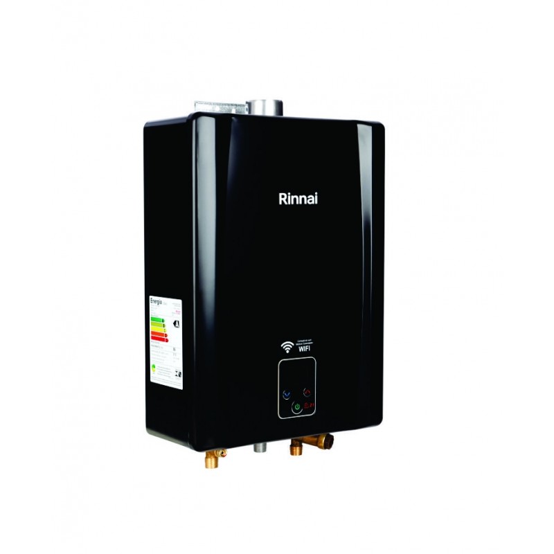 Aquecedor de Agua a Gás Eletrônico E21 Rinnai GLP Preto