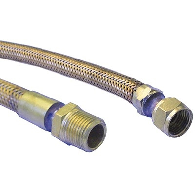 Flexível para Gás GLP/GN Macho 3/4"xFêmea 3/4" 40cm