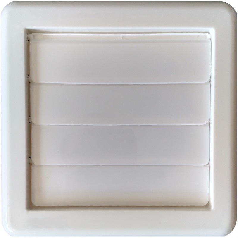 Grade Externa Auto Fechante Para Exaustor Axial "Renovadores De Ar" 4" - Ø 100Mm