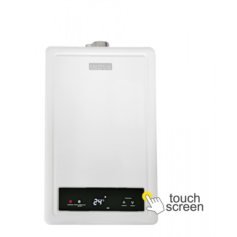 Aquecedor de Agua a Gás Eletrônico IN-150D Inova GLP Branco