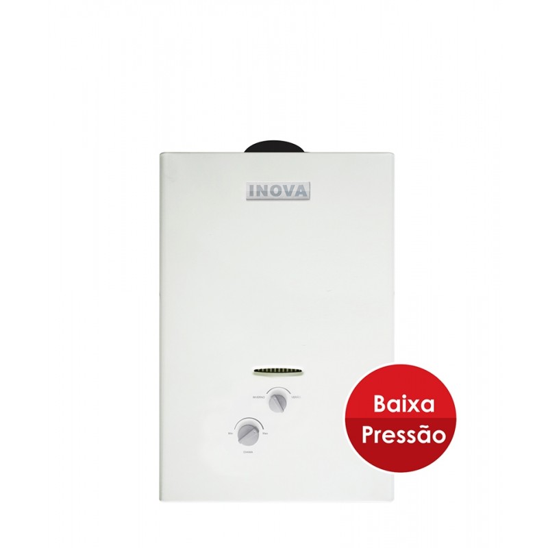 Aquecedor de Agua a Gás Mecanico IN-800BP Inova GN Branco