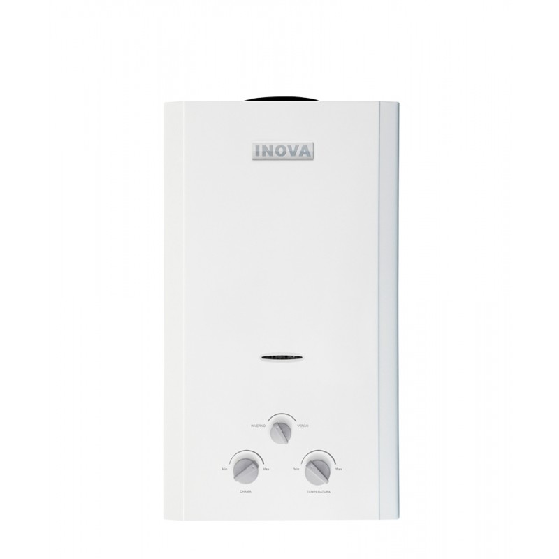 Aquecedor de Agua a Gás Mecanico IN-2200 Inova GLP Branco Pi