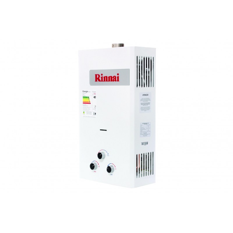 Aquecedor de Agua a Gás Mecânico, REUM150FEHBL7GLP, Rinnai, GLP, Branco