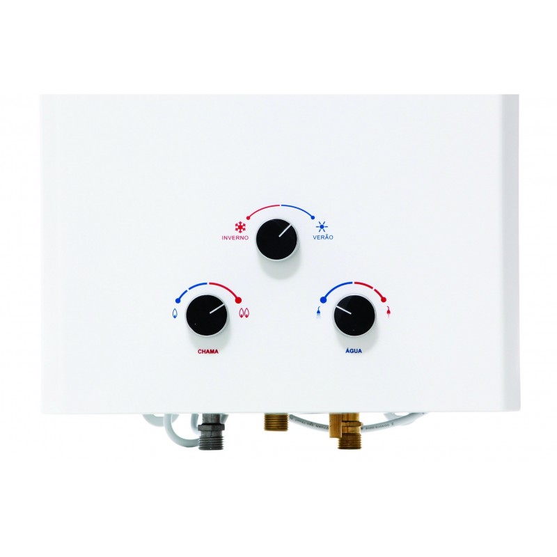 Aquecedor de Agua a Gás Mecânico, REUM150FEHBN7GN, Rinnai, GN, Branco
