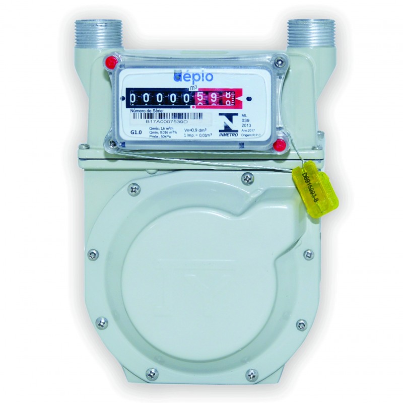Medidor Volumétrico Gas Diafragma STANDART G2.5 CONEXAO 1/2