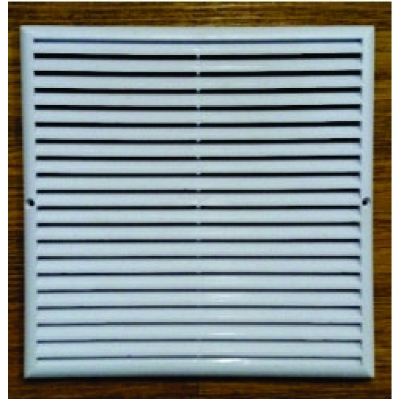 Grade V.P. Quadrada Externa Poliestireno De Sobrepor Com Tela Anti Inseto 20 X 20Cm