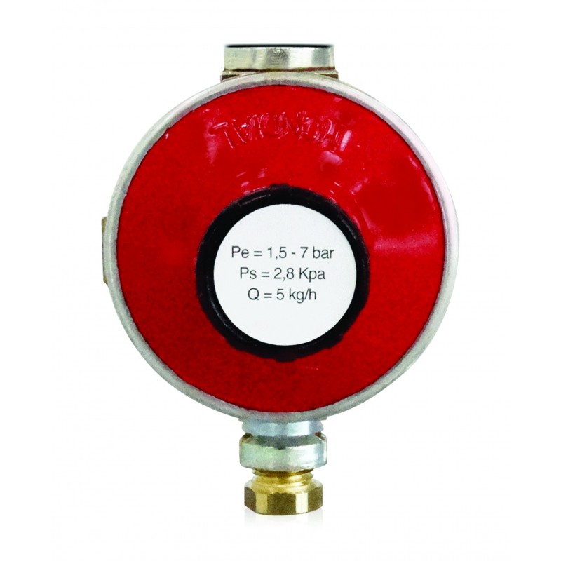 Regulador De Gás 2º Estagio 5 /Hs Ent 1/4 Sd 3/8 Formagas