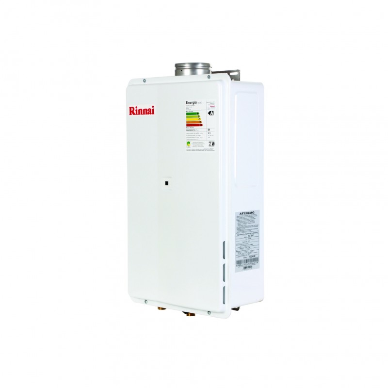 Aquecedor de Agua a Gás Eletrônico, REU2402FEC1GN, Rinnai, GN, Branco