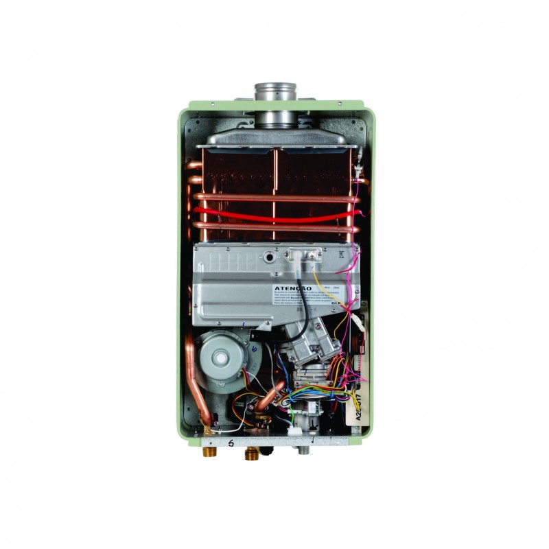 Aquecedor de Agua a Gás Eletrônico, A2802FECGNG, Rinnai, GN, Prata