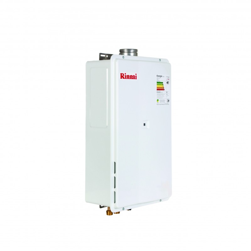 Aquecedor de Agua a Gás Eletrônico, A2802FECGN, Rinnai, GN, Branco
