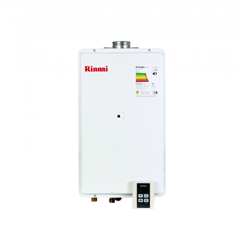 Aquecedor de Agua a Gás Eletrônico, A2802FECGLP, Rinnai, GLP, Branco