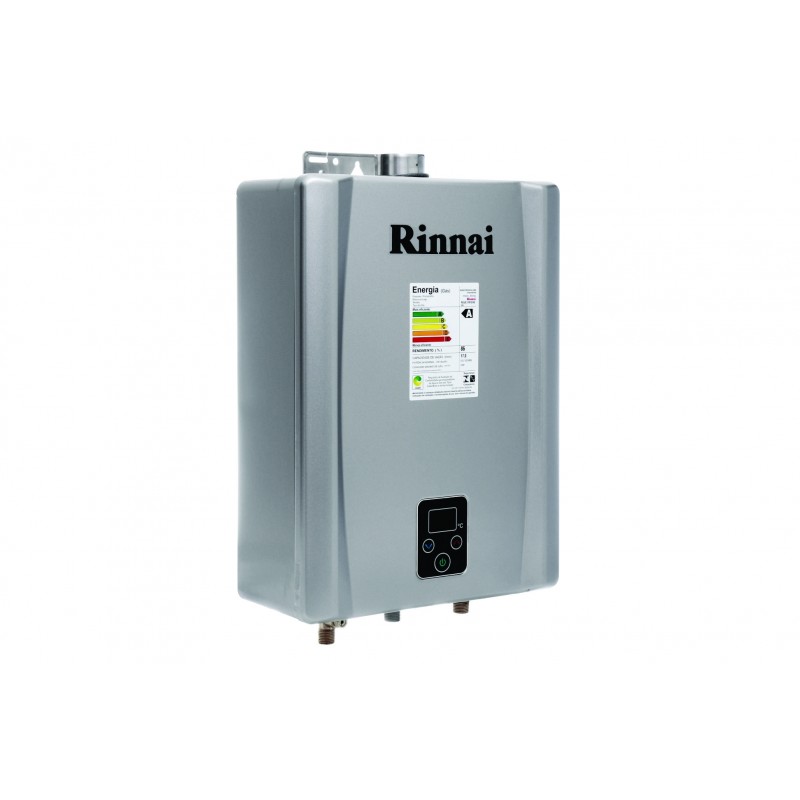 Aquecedor de Agua a Gás Eletrônico, REUE170FEHGGLP, Rinnai, GLP, Prata