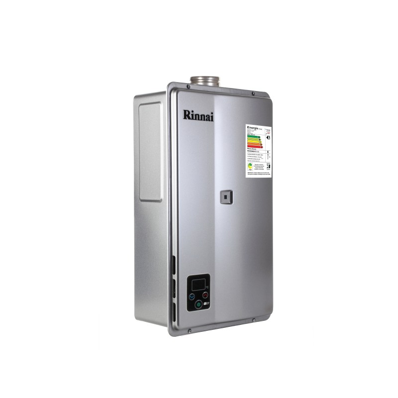 Aquecedor de Agua a Gás Eletrônico, REUE271FEHGGLP, Rinnai, GLP, Prata