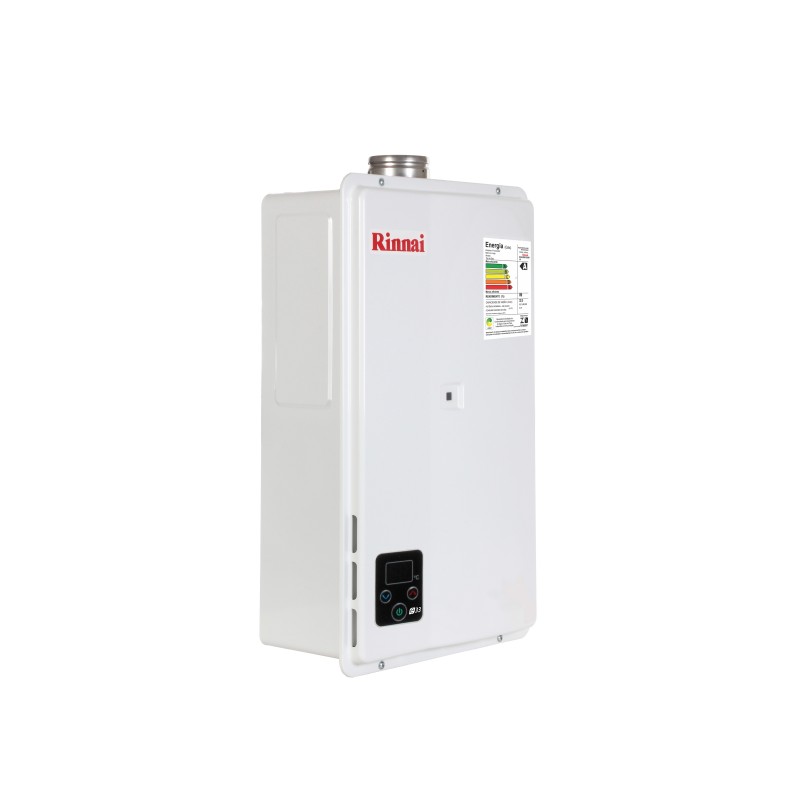 Aquecedor de Agua a Gás Eletrônico, REUE331FEHBGN, Rinnai, GN, Branco 