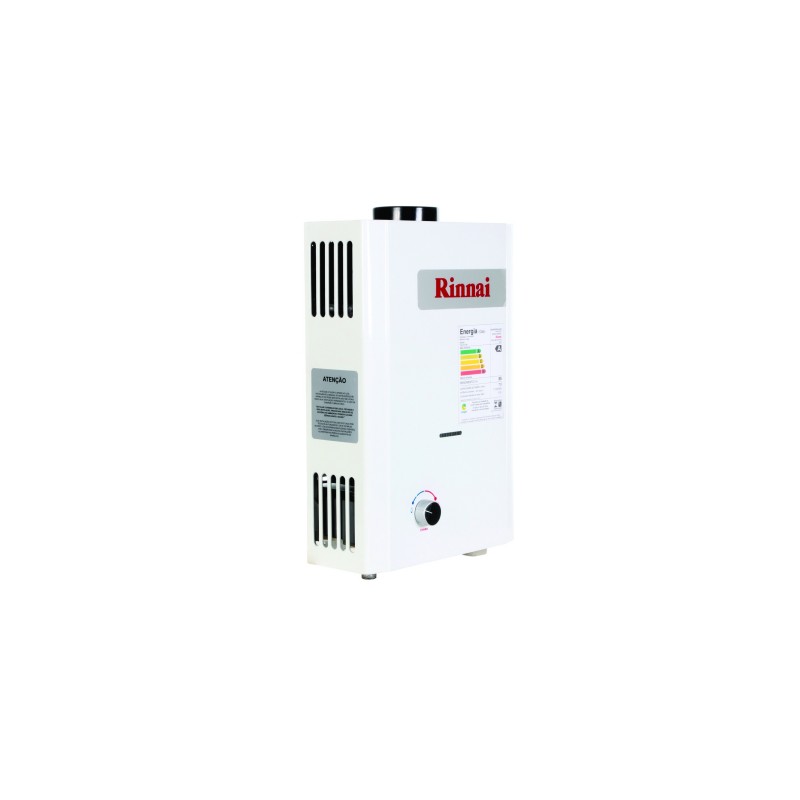 Aquecedor de Agua a Gás Mecânico, REUM070CFHBLGLP, Rinnai, GLP, Branco