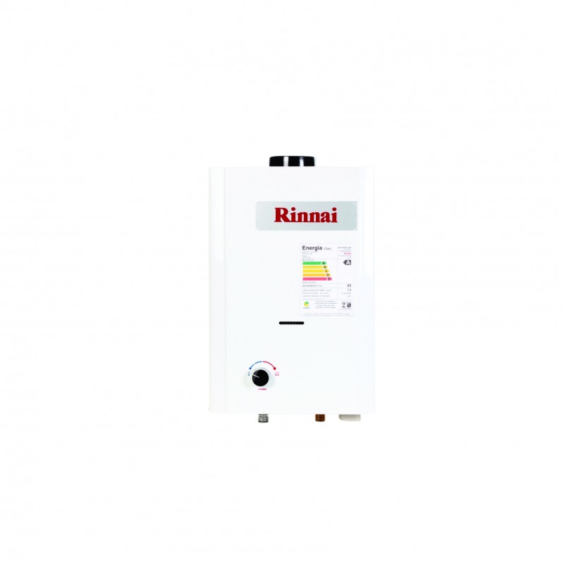 Aquecedor de Agua a Gás Mecânico, REUM070CFHBGN, Rinnai, GN, Branco