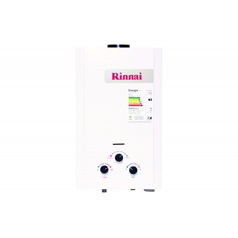 Aquecedor de Agua a Gás Mecânico, REUM090CFHBLGLP, Rinnai, GLP, Branco