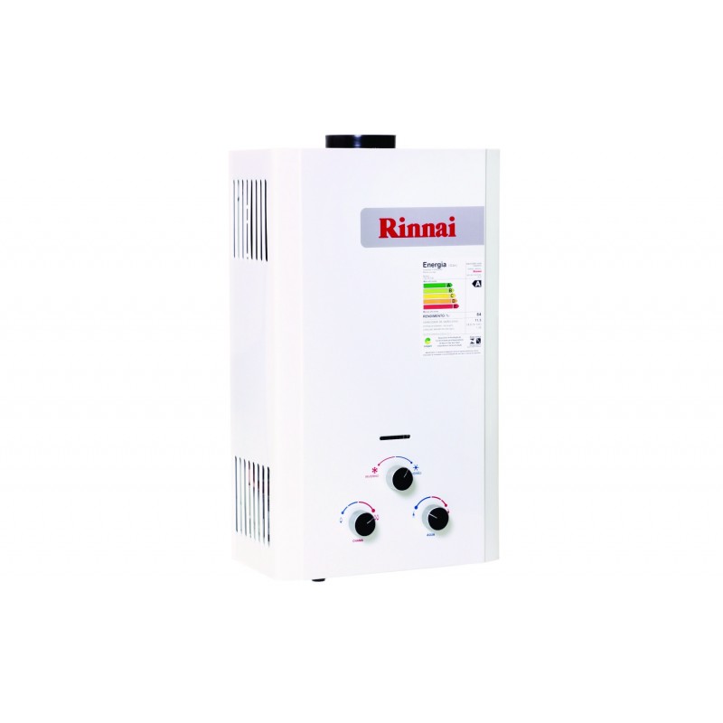 Aquecedor de Agua a Gás Mecânico, REUM110CFHBNEGN, Rinnai, GN, Branco 