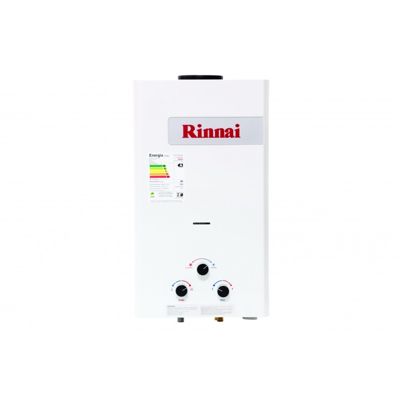 Aquecedor de Agua a Gás Mecânico, REUM150CFSBLGLP, Rinnai, GLP, Branco