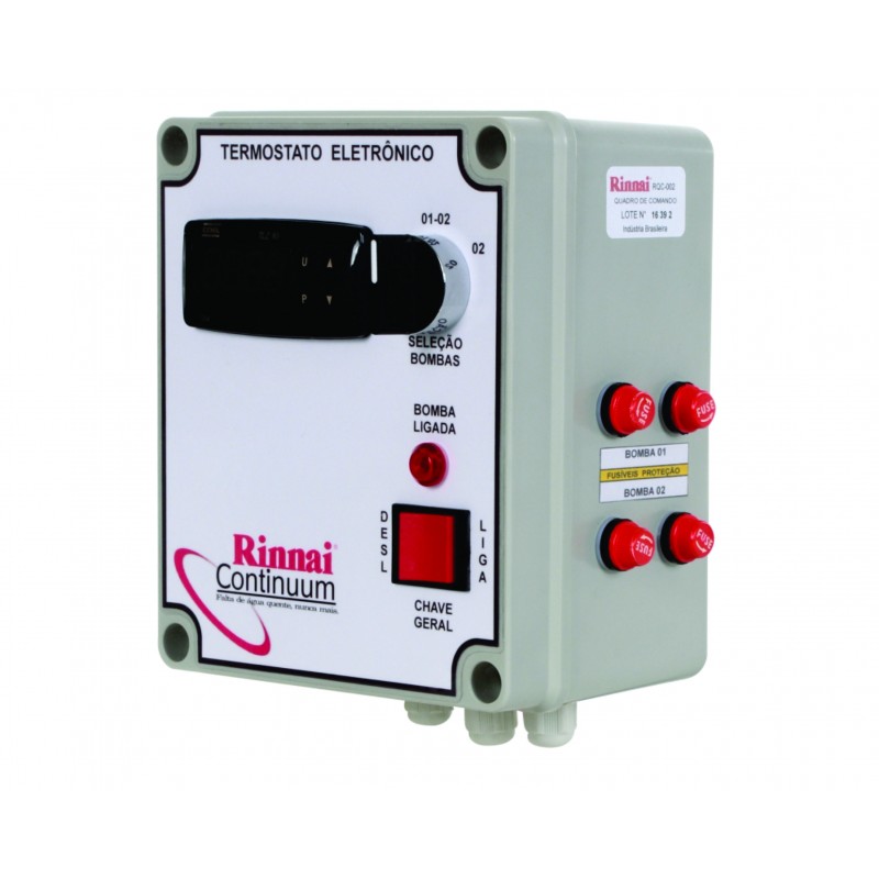 Quadro Comando Digital Rinnai 2B, RQC002, Rinnai 