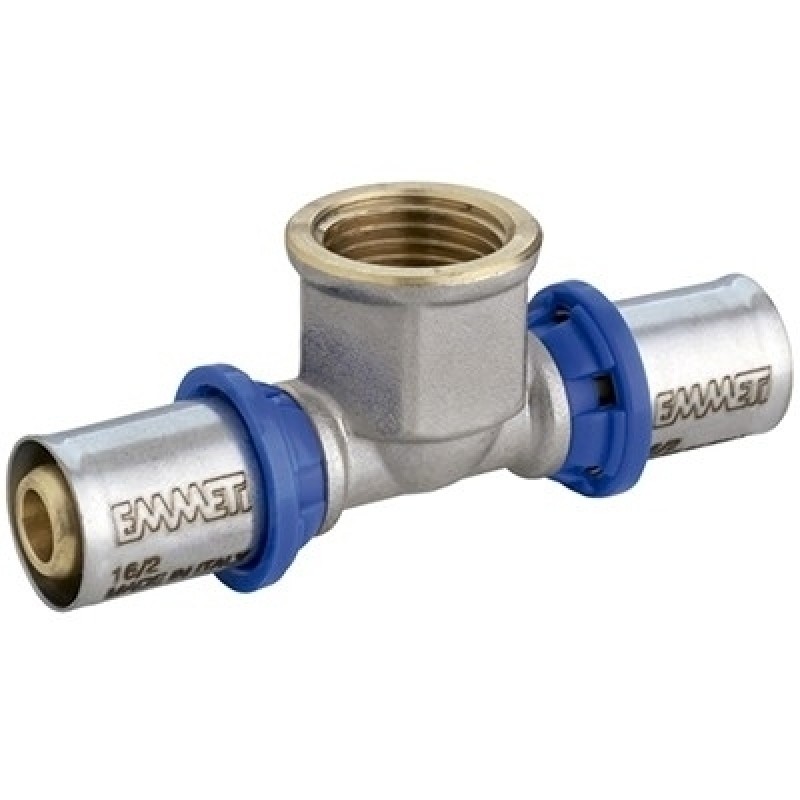 Tee Femea Prensar 20Mm X 3/4