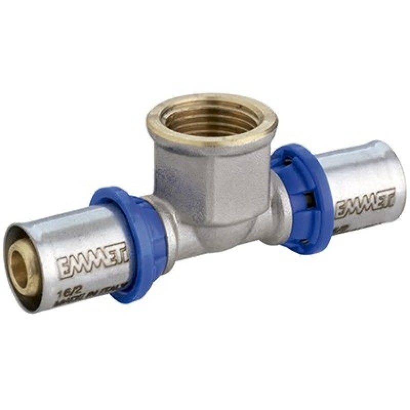 Tee Femea Prensar 26Mm X 3/4
