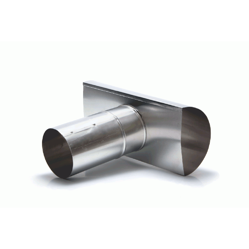 Chapéu Tee Em Alumínio 200 X Ø 126Mm