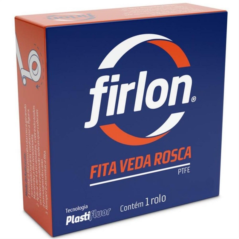 Fita Veda Rosca Firlon 18Mmx25M