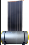 Kit Solar Boiler Economico 200Lts + Coletor Solar 2,00 X 1,00 Black Teck, RSC2000V, Rinnai